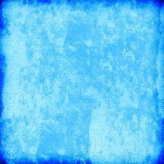 Blue grunge background. The texture of the old surface. Abstract pattern of cracks, scuffs, dust