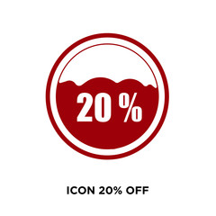 icon 20% off