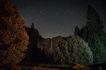 Stars in Yosemite Valley