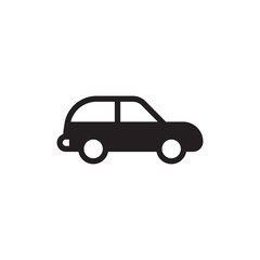hatchback car filled vector icon. Modern simple isolated sign. Pixel perfect vector  illustration for logo, website, mobile app and other designs