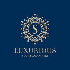 sophisticated luxury logo latter