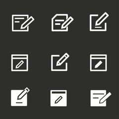 Edit - vector icon.