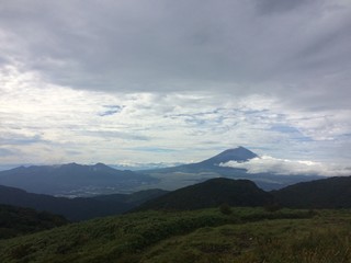 箱根駒ヶ岳から望む富士山、