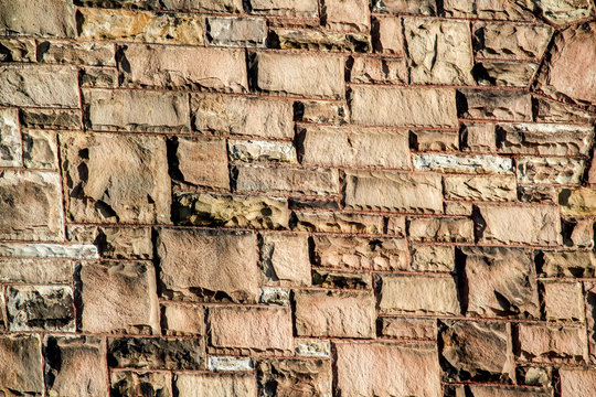 Brick Rock Wall
