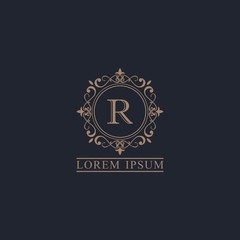 Crests logo,Hotel logo, luxury letter monogram vector logo design, Fashion brand identity,Vector logo template