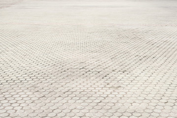 patterned paving tiles, cement brick floor background