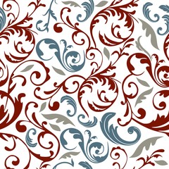 Seamless floral pattern background