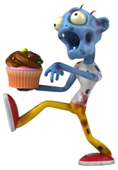 Fun zombie - 3D Illustration
