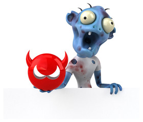 Fun zombie - 3D Illustration