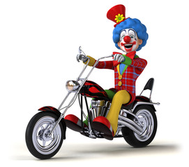 Obraz na płótnie Canvas Fun clown - 3D Illustration