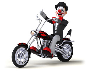Naklejka na ściany i meble Fun clown - 3D Illustration