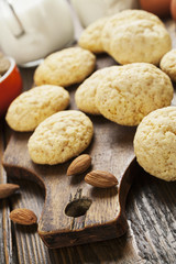Homemade almond cookies