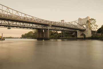 Walter Taylor Bridge also known as Indooroopilly Bridge in Brisbane, Queensland.