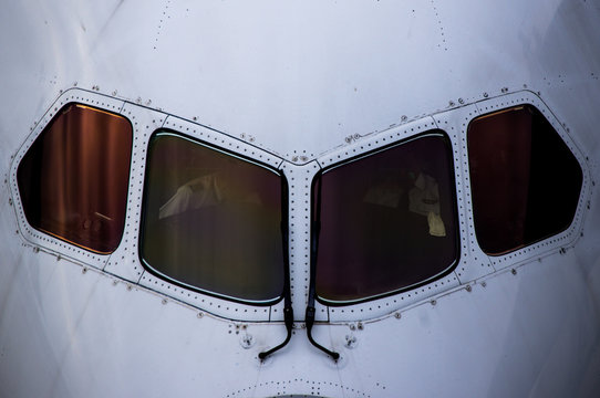 出発前の飛行機