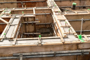 住宅建設　基礎工事