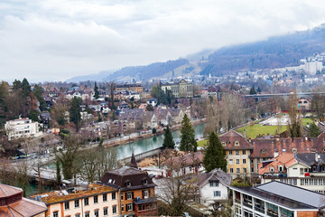 Panorama of Bern, Switzerland