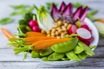 Buddha bowl, healthy and balanced food.