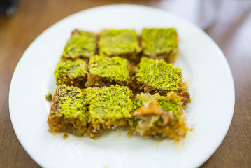 delicious turkish baklava