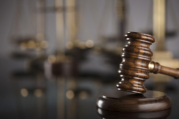 Gavel. 