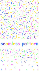 Geometric pattern with lines. in retro memphis style, fashion 80-90s. - seamless. Funny geometrical abstract background. Stock vector