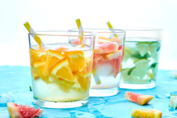 Healthy Detox citrus water or lemonade.