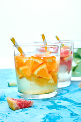 Healthy Detox citrus water or lemonade.