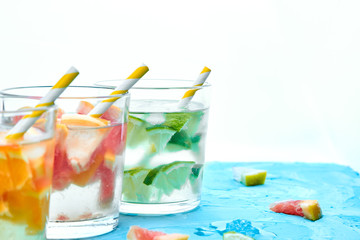 Healthy Detox citrus water or lemonade.