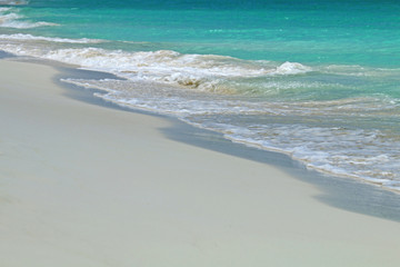 sandy beach by the ocean