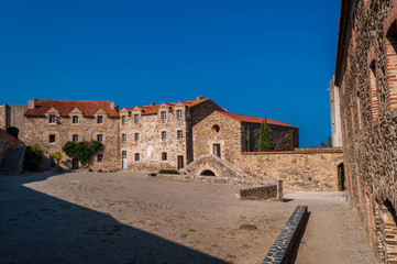 Naklejka premium Château Royal de Collioure, côte vermeille, France.