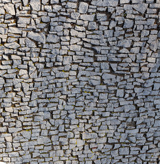 Texture stone pavement of cobblestones