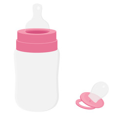 Baby bottle and pacifier