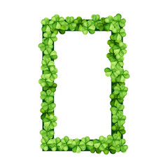 Square frame clover 