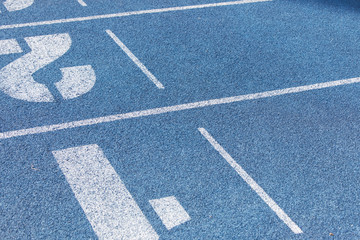 Fototapeta premium Close up running track 