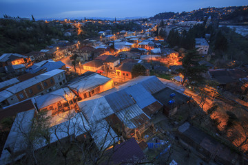 View on Kutaisi from Mtsvanekvavila
