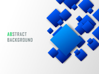 Abstract geometric blue line background. Modern business brochure, leaflet, flyer, cover template.