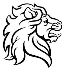 Lion Head Profile