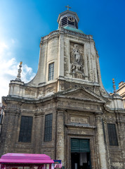 Fototapeta na wymiar Church of Notre-Dame Du Finistere at Brussels, Belgium, Europe
