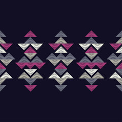 Obraz premium Ethnic boho seamless pattern. Tribal pattern. Folk motif. Textile rapport.