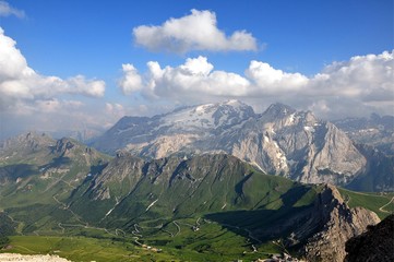 Obraz premium Blick vom Piz Boé