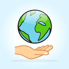 earth in hand concept design