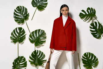 Asian model in studio