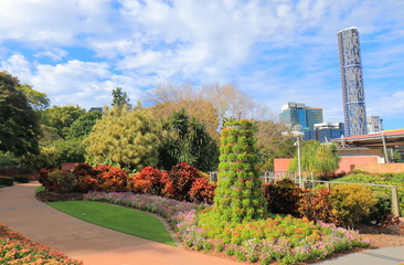 Roma street park garden Brisbane Australia