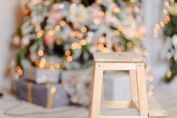 wedding chairs with silk ribbon