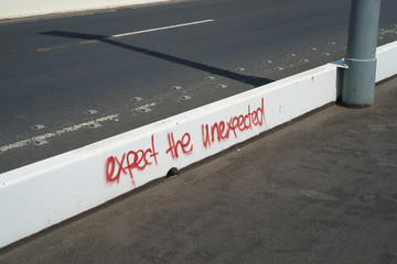 Obraz premium Expect the unexpected