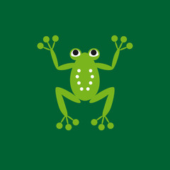 Vector sign frog company