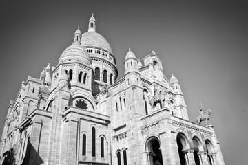 Sacre-coeur basilica on Montmartre, Paris, France