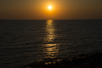 Obraz premium Sunset on the Black sea