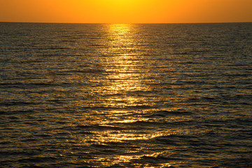 Sunset on the Black sea