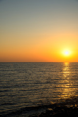 Fototapeta premium Sunset on the Black sea
