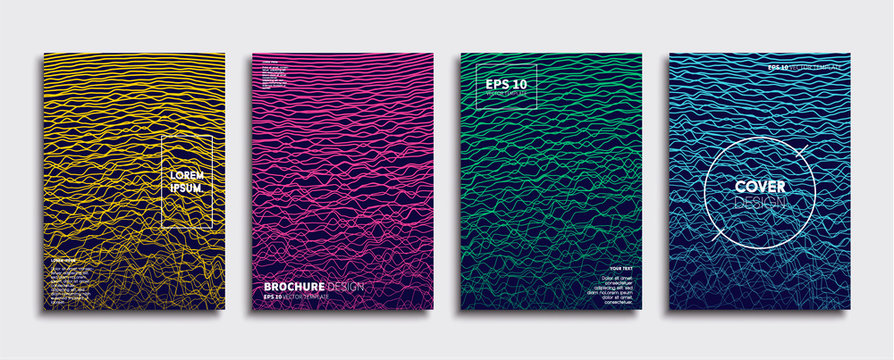 Vector cover designs. Future Poster template. Smartphone modern background set. - Powered by Adobe